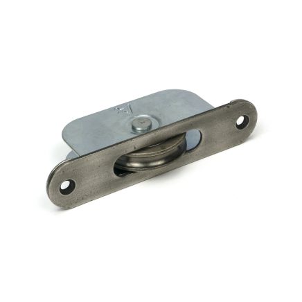 Antique Pewter Radiused Sash Pulley 75kg