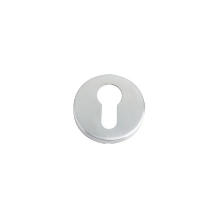 Zoo Hardware Euro Profile Escutcheon - 52mm Dia - Grade 201 - Stainless Steel