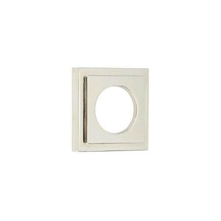 Burlington Square Stepped Outer Rose Polished Nickel - By Frelan Hardware - BUR152PN