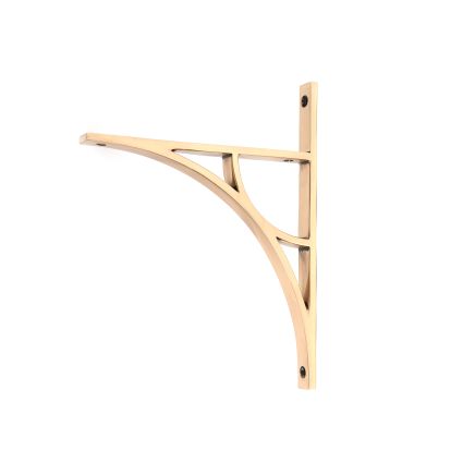 Polished Bronze Tyne Shelf Bracket (260mm x 200mm)