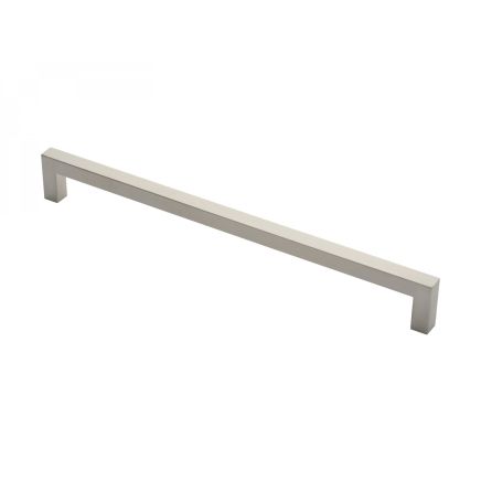 Square Mitred Pull Handle - Satin Stainless Steel