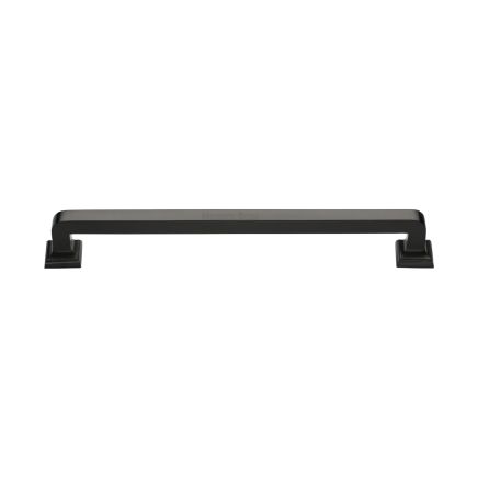 Heritage Brass Door Pull Handle Square Vintage Design 338mm Matt Bronze Finish