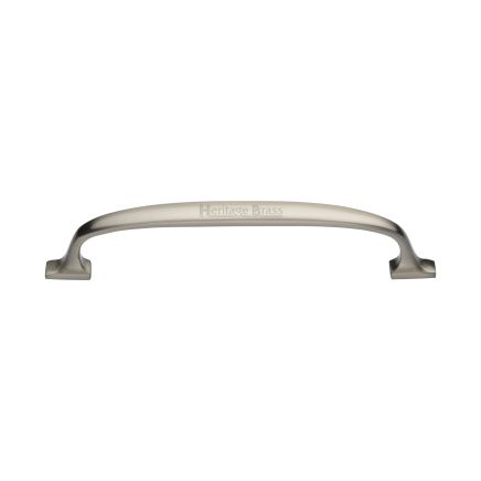 Heritage Brass Cabinet Pull Durham Design 160mm CTC Satin Nickel Finish