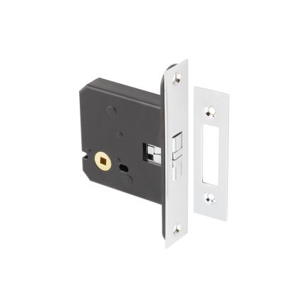Jedo Sliding Door Bathroom Lock Polished Chrome - By Frelan Hardware - JL840PC