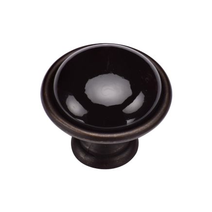 Dome Cabinet Knob 035mm Matt Bronze finish