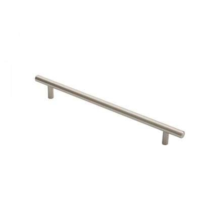 Steel T-Bar Handle 224mm - Satin Nickel