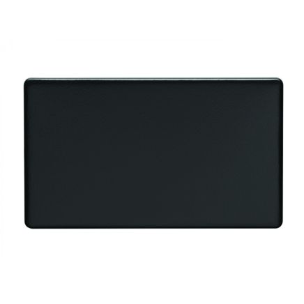 Eurolite Concealed 3mm Double Blank Plate Matt Black