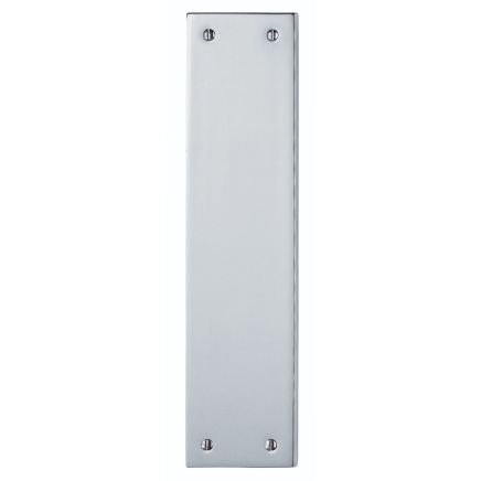 Plain Finger Plate - Polished Chrome