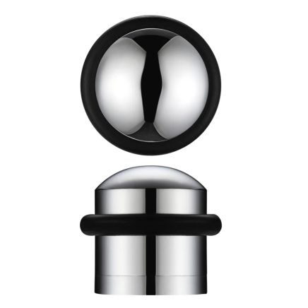 Zoo Hardware Domed Floor Mounted Door Stop - 31mm Dia 35mm Proj - Chrome