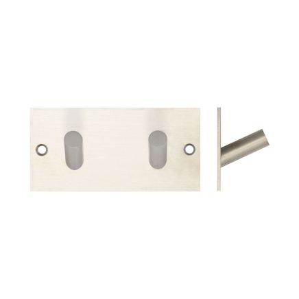 Double Robe Hook 94x46mm Satin Stainless Steel - By Frelan Hardware - JSS901C