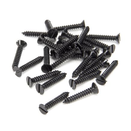 Black 8 x 1" Countersunk Screws (25)