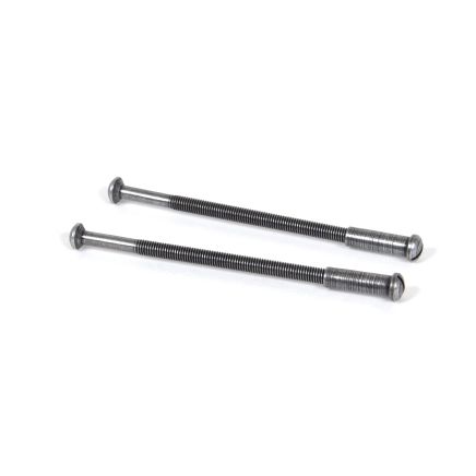 Pewter 5MM Male & Female Screws (2)