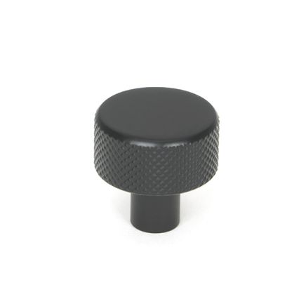 Matt Black Brompton Cabinet Knob - 25mm (No rose)