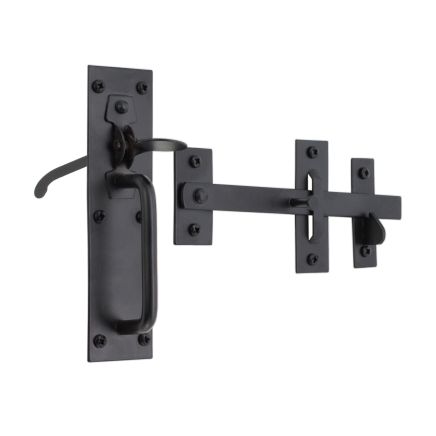 Iron Suffolk Latch Black