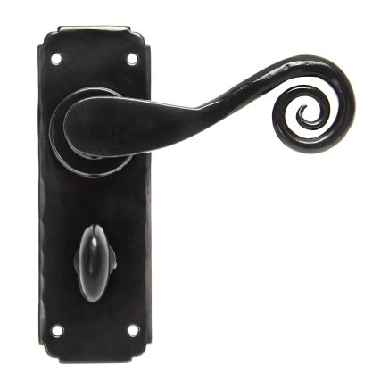 Black Monkeytail Lever Bathroom Set