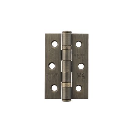 Atlantic CE Fire Rated Grade 7 Ball Bearing Hinges 3" x 2" x 2mm - Urban Bronze (Pair)