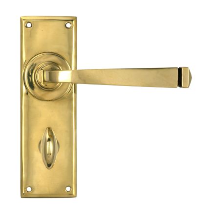 Aged Brass Avon Lever Bathroom Set