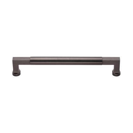 Heritage Brass Door Pull Handle Bauhaus Design 330mm Matt Bronze Finish