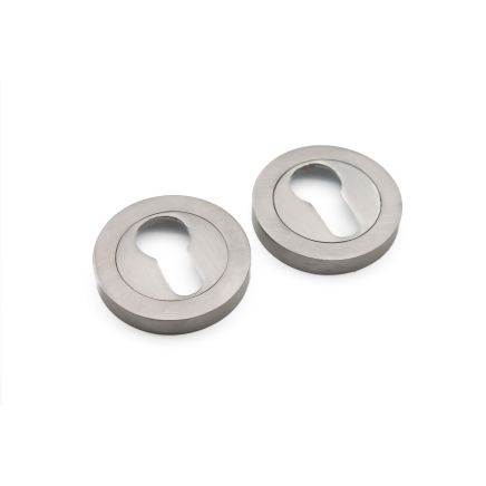 Euro Profile Escutcheon Satin Nickel