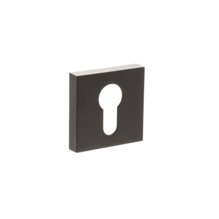 STATUS Euro Escutcheons on S4 Square Rose - Urban Dark Bronze (Pair)