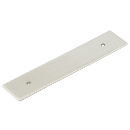 Hoxton Fanshaw Backplates for Cabinet Handles 140x30mm Satin Nickel - By Frelan Hardware - HOX5050SN
