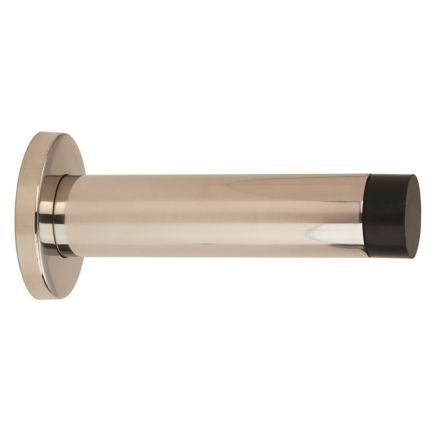 Steelworx Wall Mounted Door Stop 102mm - Bright Stainless Steel