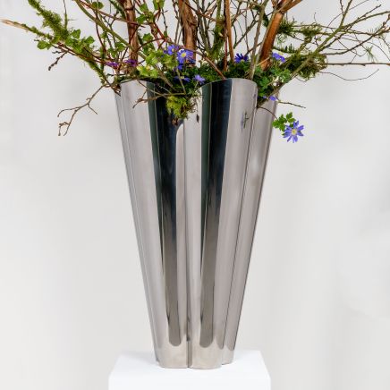 Polished Marine SS (316) 40cm Flora Pot