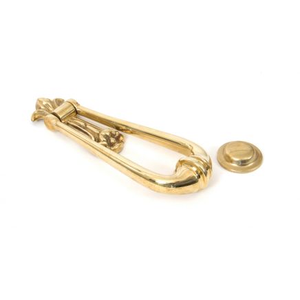 Polished Brass Loop Door Knocker
