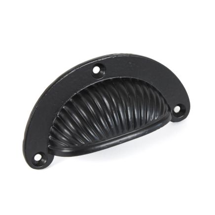 Black 3" Flower Drawer Pull