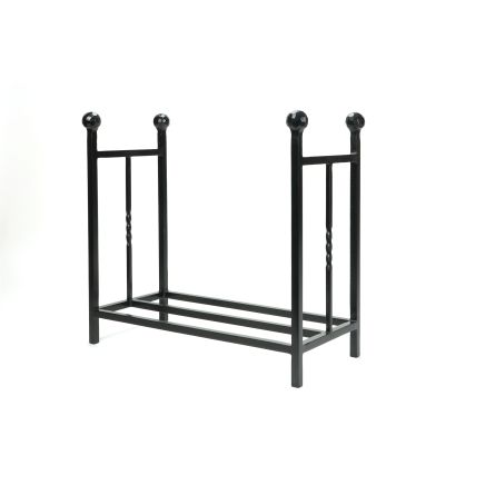 Matt Black Rectangular Log Holder