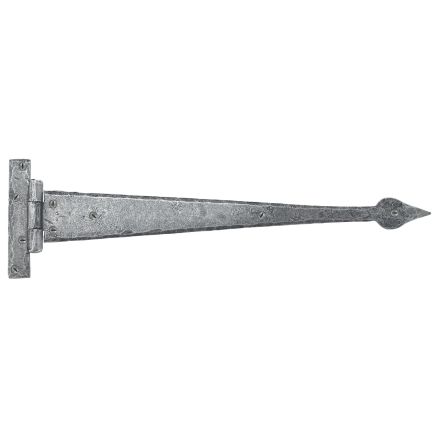 Pewter 18" Arrow Head T Hinge (pair)