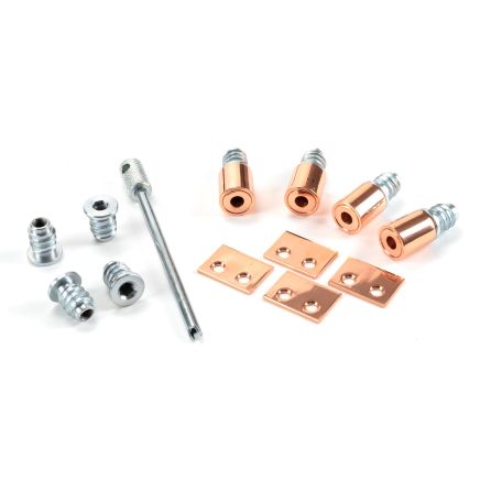 Polished Bronze Secure Stops (Pack of 4)