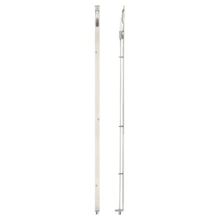Zoo Hardware Lever action flush bolt - 20 x 914mm - Satin Stainless