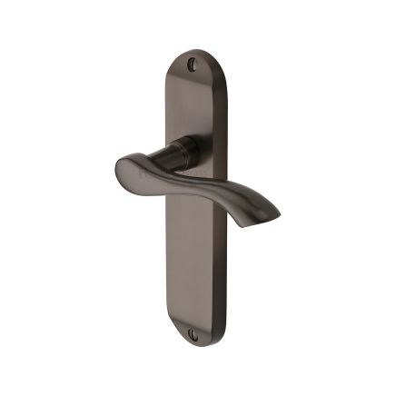 Heritage Brass Door Handle Lever Latch Algarve Design Matt Bronze finish