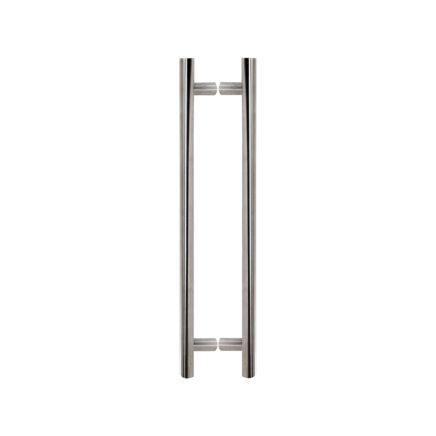 Steel Line T Pull Back to Back 1400mm Satin Stainless Steel finish