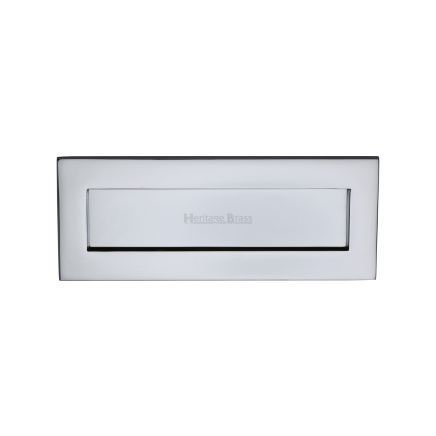 Heritage Brass Letterplate 10" x 4" Polished Chrome finish