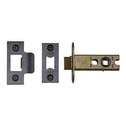 York Architectural Tubular Latch 2 1/2" Black Enamel Finish