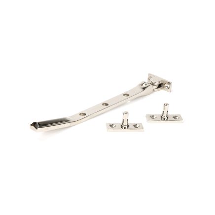 Polished Nickel Art Deco 8" Stay
