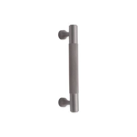 Knurled Bar Handles Large Gunmetal Grey
