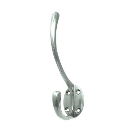 Jedo Solid Brass Hat & Coat Hook 142mm Polished Chrome - By Frelan Hardware - JV60PC