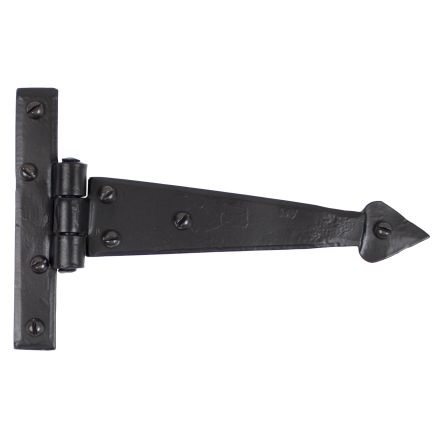 Black 6" Arrow Head T Hinge (pair)