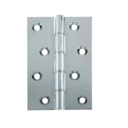 Double Phosphor Bronze Washered Hinge Polished Chrome - By Frelan Hardware - J9117BPC