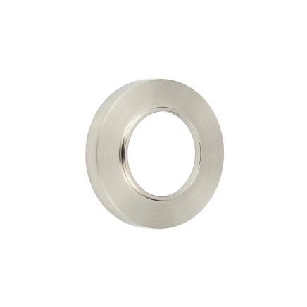Burlington Plain Outer Roses Satin Nickel - By Frelan Hardware - BUR50SN