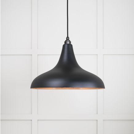 Smooth Copper Frankley Pendant in Elan Black