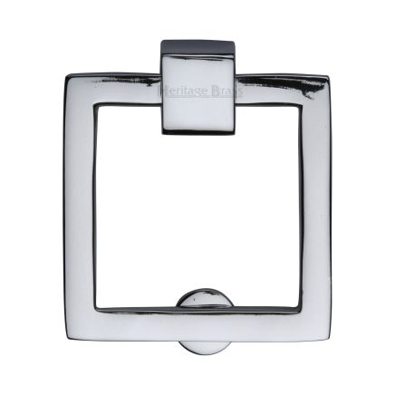Heritage Brass Square Drop Pull Polished Chrome finish