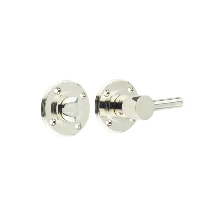 Burlington Easy Turn & Release No Rose Polished Nickel - By Frelan Hardware - BUR82PN