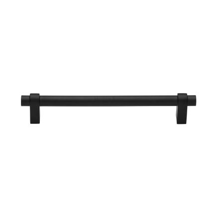 Heritage Brass Cabinet Pull Industrial Design 160mm CTC Matt Black Finish