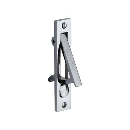 Pocket Door Edge Pull Polished Chrome finish