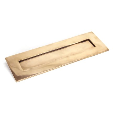 Polished Bronze Large Letter Plate