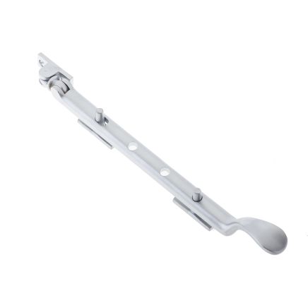 Victorian Casement Stays 250mm Satin Chrome - By Frelan Hardware - JV44SSC